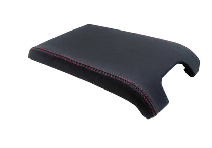 For 2009-2014 Ford F150 Raptor Black Leather Console Armrest Cover