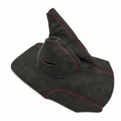 For Chevrolet Corvette C6 Black Alcantara Console Lid Shift & Parking Brake Boot Cover