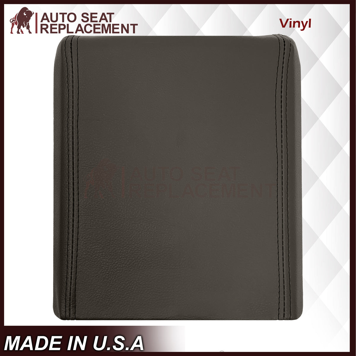 2007 - 2014  Ford Expedition Eddie Bauer Center Console Armrest Lid Synthetic Leather Cover In Brown