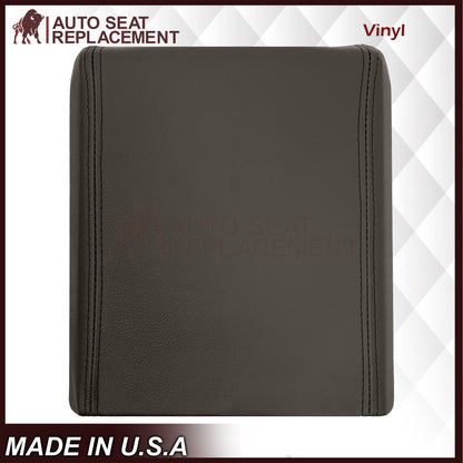 2007 - 2014  Ford Expedition Eddie Bauer Center Console Armrest Lid Synthetic Leather Cover In Brown