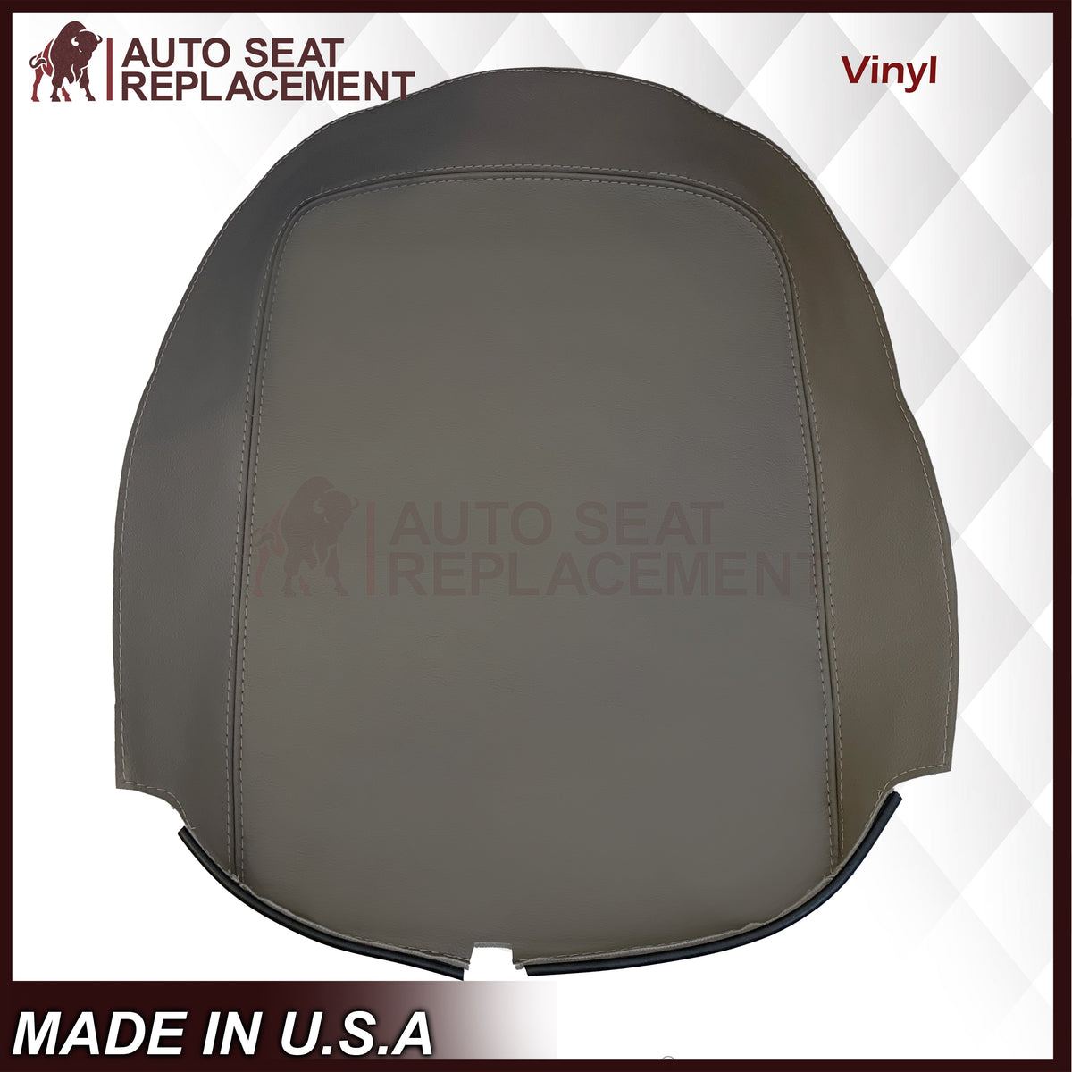 2002 - 2008 Dodge Ram 1500 2500 3500 Console Lid Armrest Synthetic Leather Cover In Gray