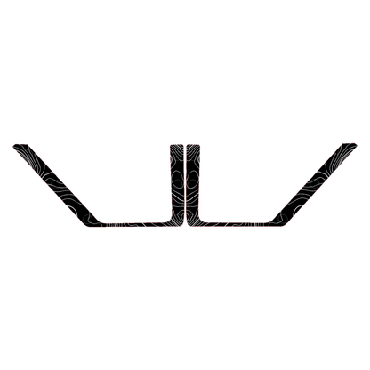 Topo Front Door Net Trim Overlay Kit (Printed Series) - 2021+ Bronco