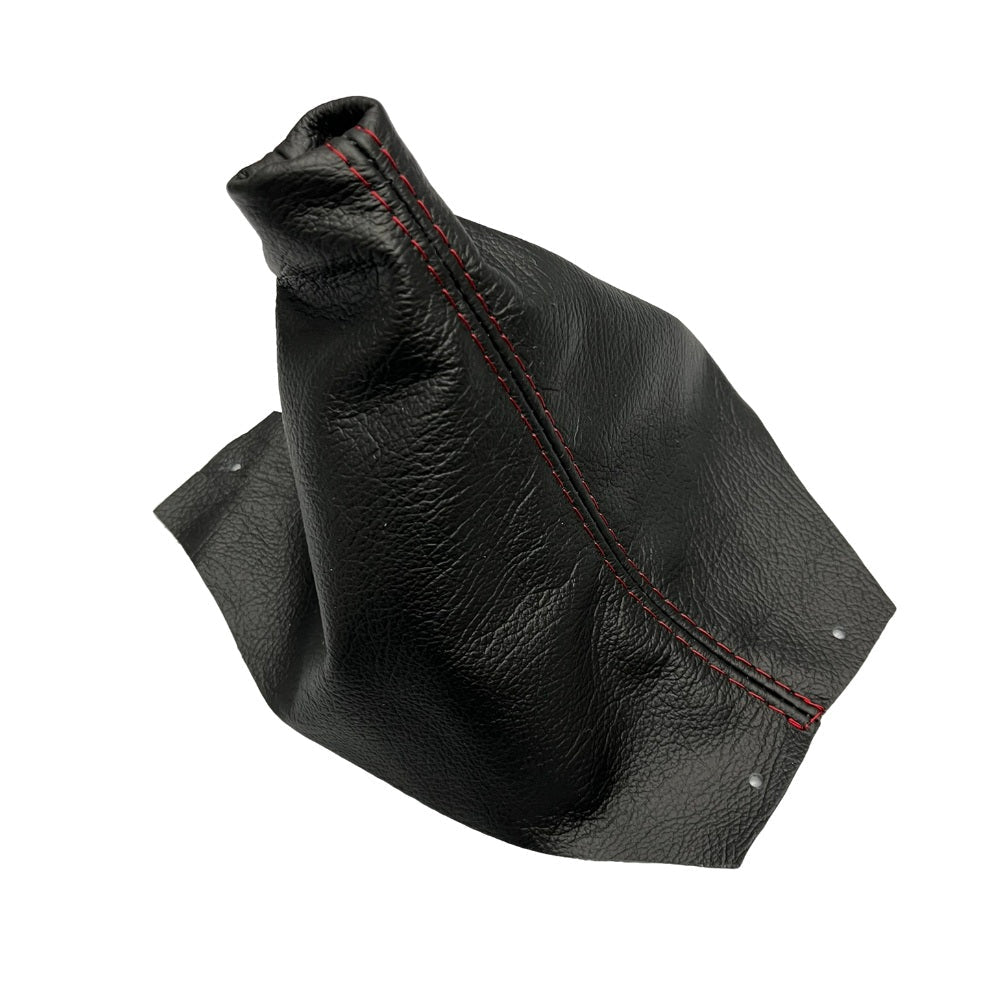 1989-1996 Chevy Corvette C4 Genuine Leather MANUAL Shift Boot Cover In Black