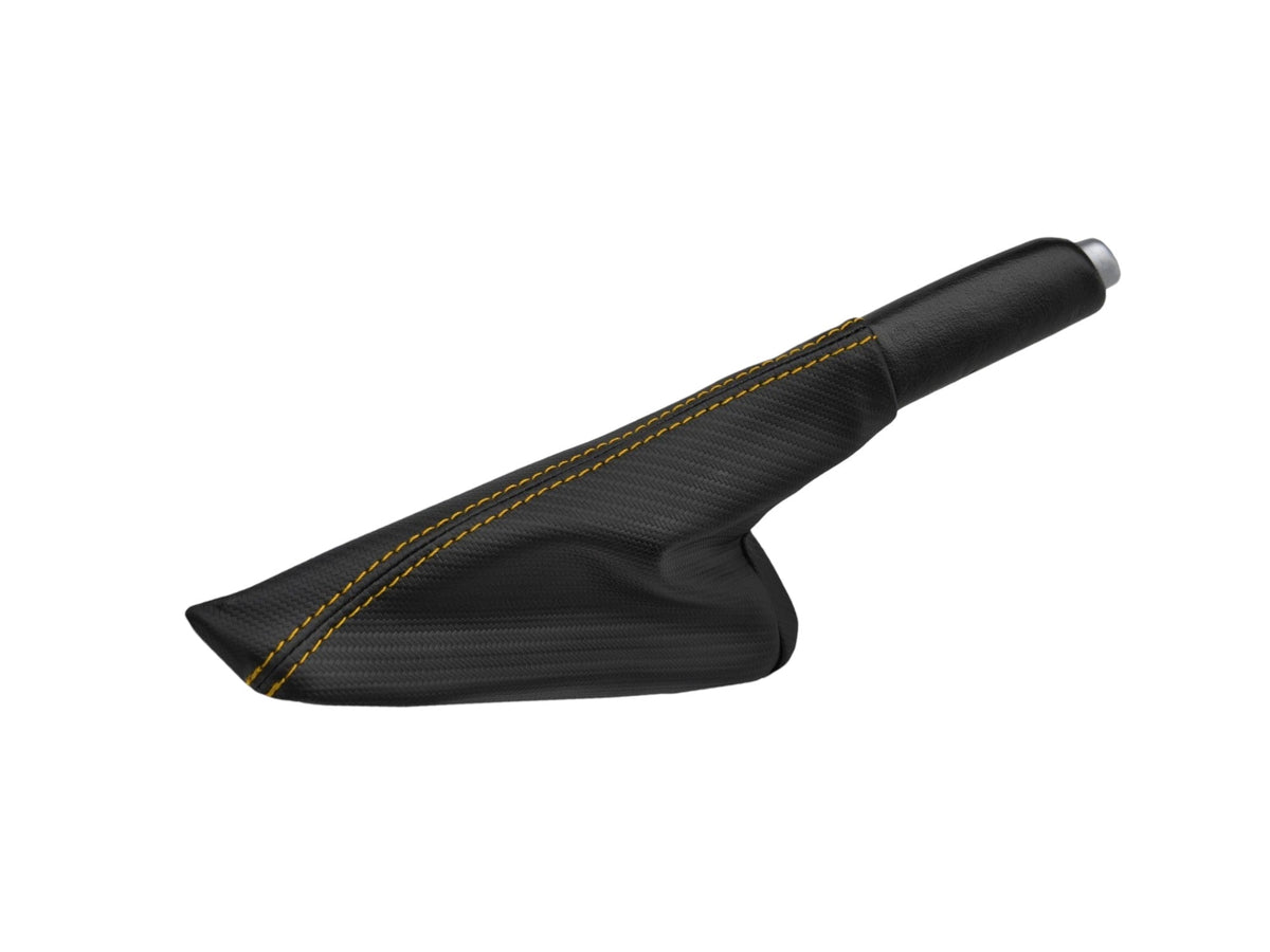 New Carbon Fiber PU Leather Emergency Brake & Shift Boot Cover For 2005-2013 Chevy Corvette C6