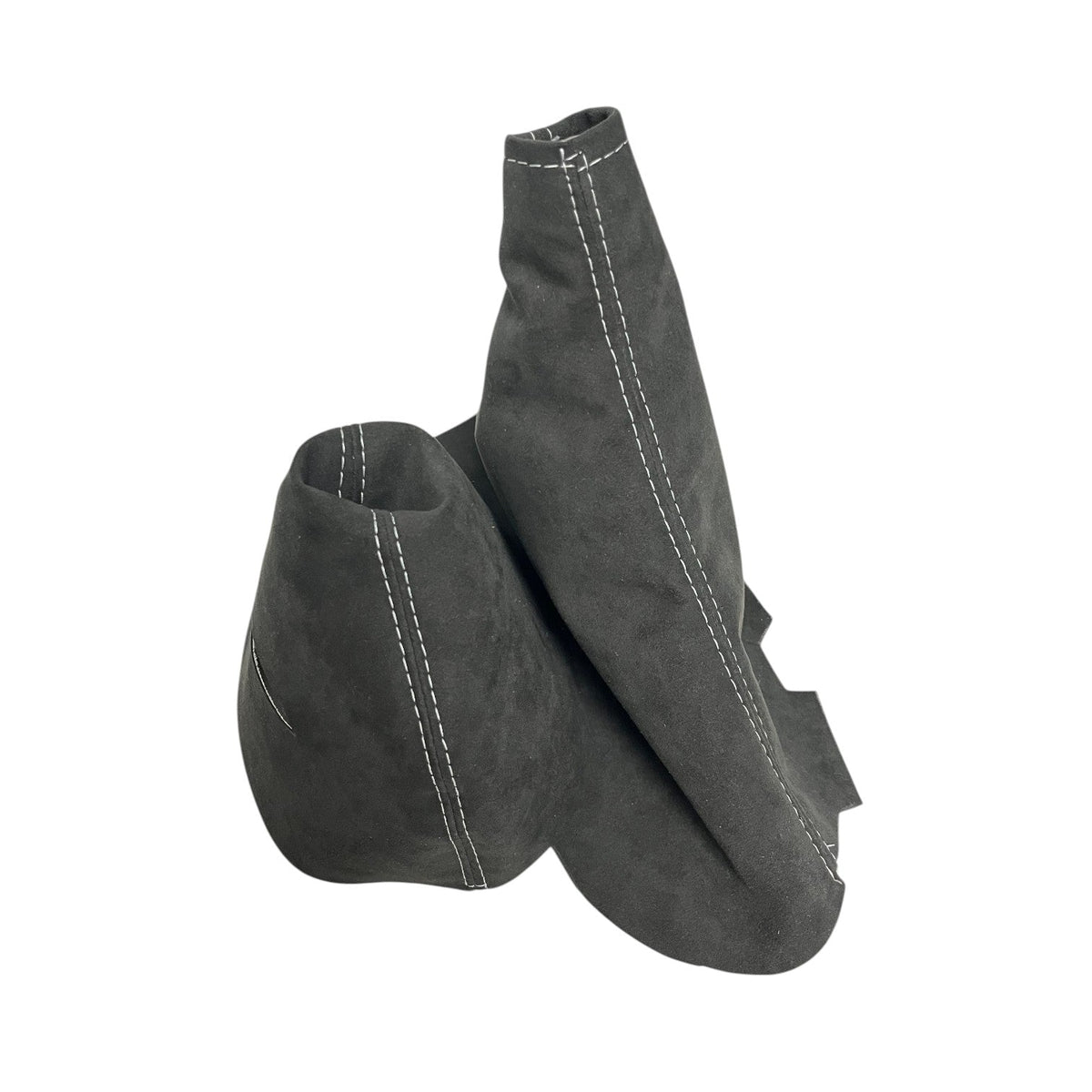 For Chevrolet Corvette C6 Black Alcantara Console Lid Shift & Parking Brake Boot Cover