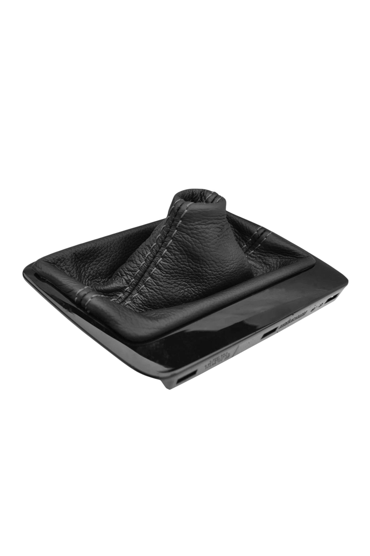 For Chevy Corvette C7 2014 2015 2016 Genuine Suede MANUAL Shift Boot Cover In Black