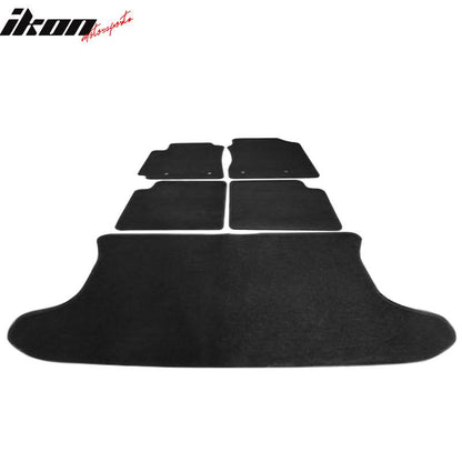 Car Floor Mat for 2004-2007 Scion xB Black Carpet 5PC Nylon