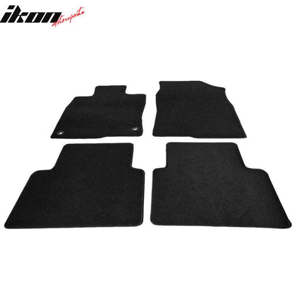 Car Floor Mat for 2016-2021 Honda Civic Black Carpet 4PC Nylon