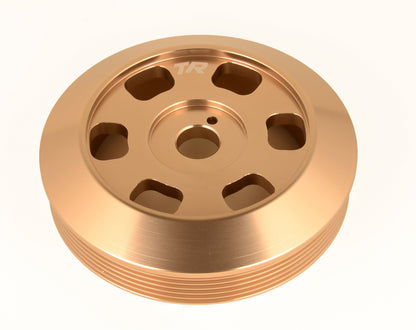 TR Lightweight Crankshaft Pulley for 2012-2024 Subaru WRX / 2011-2024 Forester / 2019-2024 Ascent / 2013-2024 BRZ / Legacy / Outback / Crosstrek / 2013-2016 Scion FR-S / 2017-2020 Toyota 86 / 2022-2024 GR86