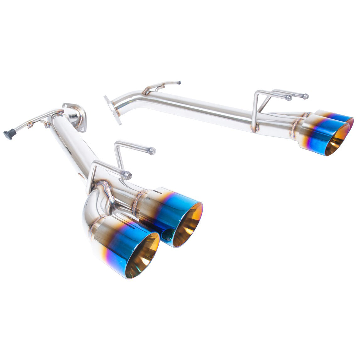 2018-2024 Toyota Camry Muffler Delete Axle Back Quad Burnt Tips Exhaust