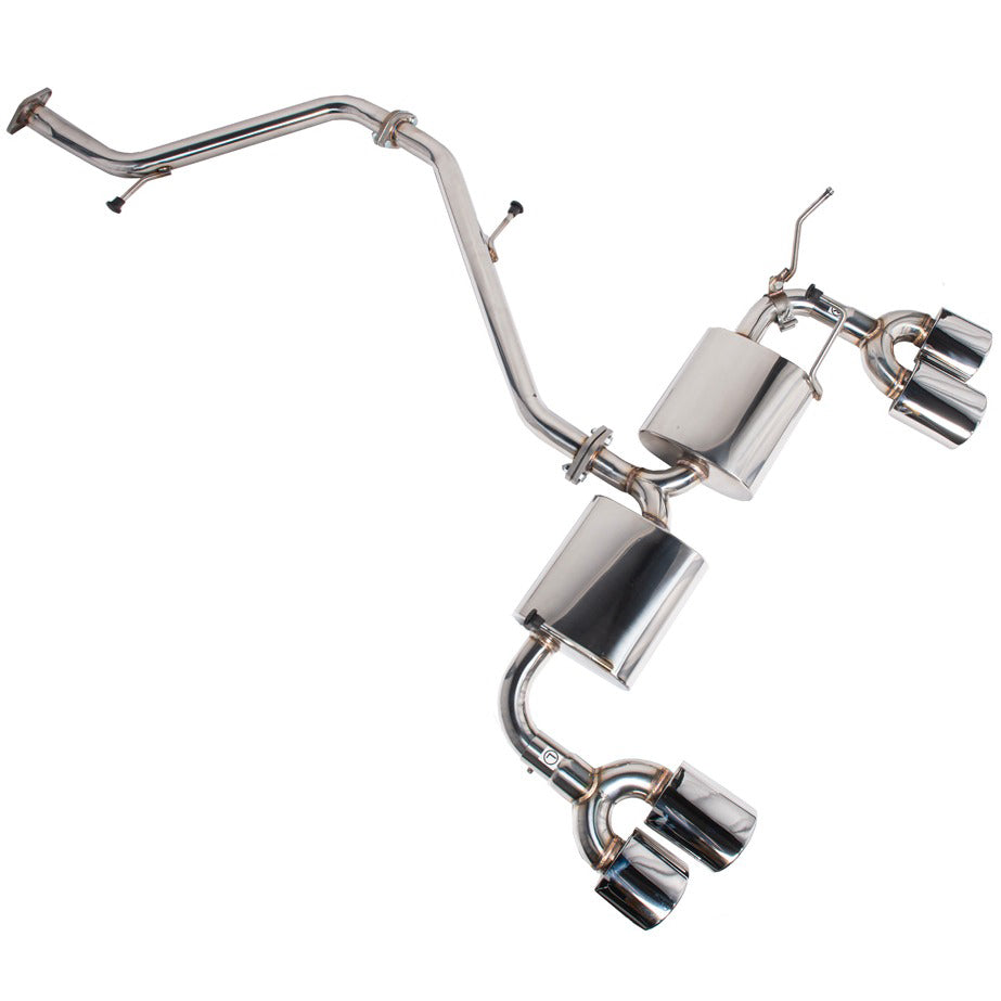 2019-Present Toyota Corolla Hatchback Quad Tips Cat Back Exhaust