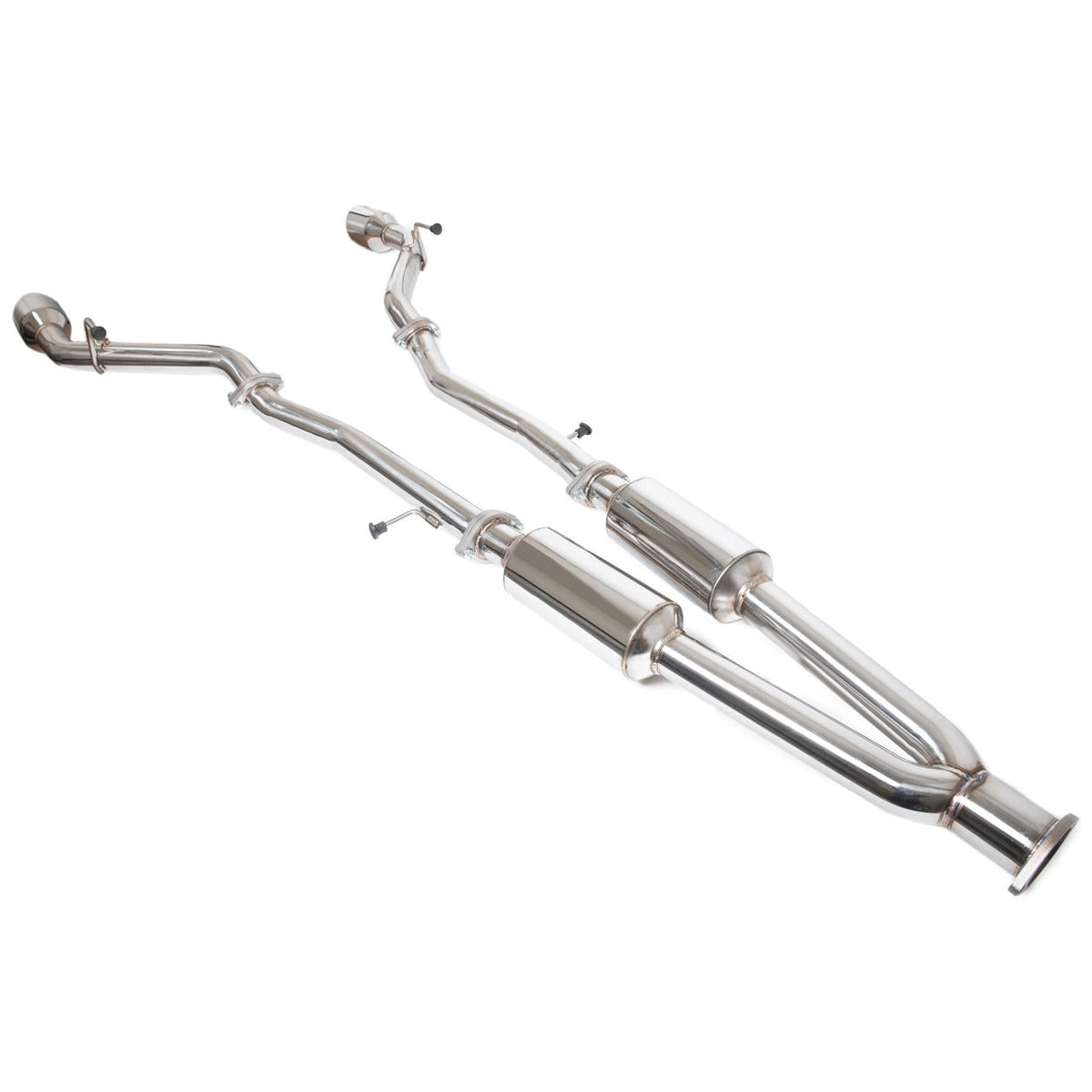 2014-Present Infiniti Q50 Mid Pipe Muffler Delete Axle Back Exhaust Kit