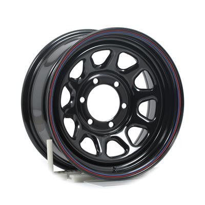 WHEEL STEEL BLK 16X7