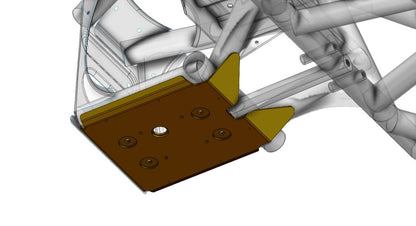 Maverick X3 Chromoly Front Diff Tray