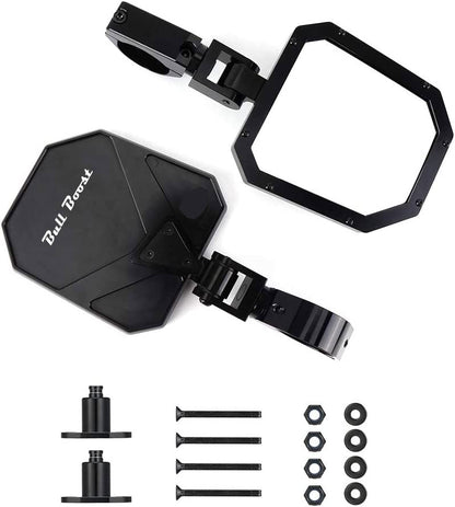BILLET Rear Racing Side Mirrors For Can Am Maverick X3 Max Turbo R 2017-2023