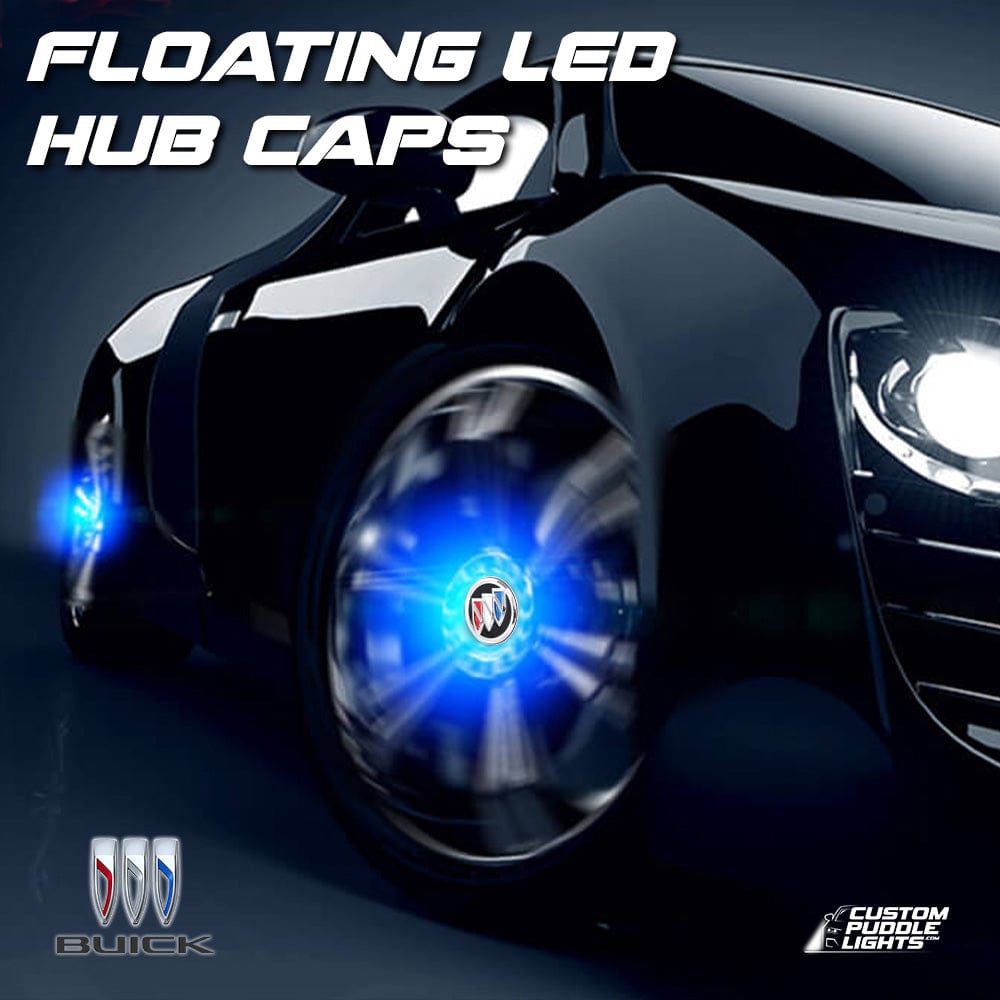 Premium LED Floating Wheel Logo Center Hub Caps Various Designs for Buick