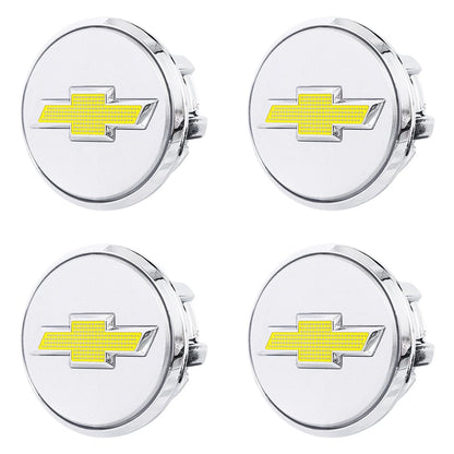 Premium LED Floating Wheel Logo Center Hub Caps Various Designs for Chevrolet