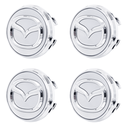 Premium LED Floating Wheel Logo Center Hub Caps Various Designs for Mazda
