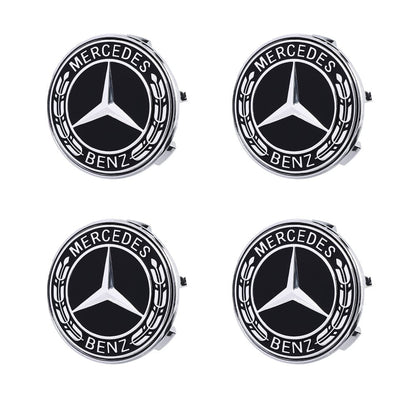 Premium LED Floating Wheel Logo Center Hub Caps Various Designs for Mercedes Benz