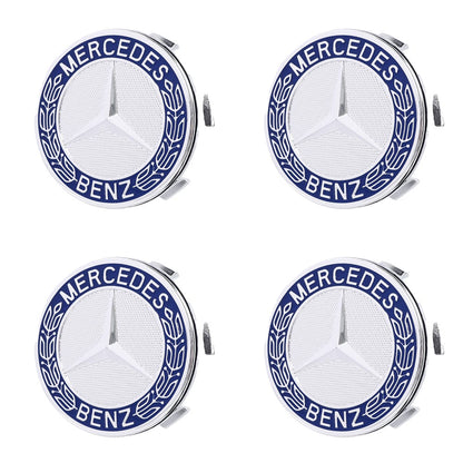 Premium LED Floating Wheel Logo Center Hub Caps Various Designs for Mercedes Benz