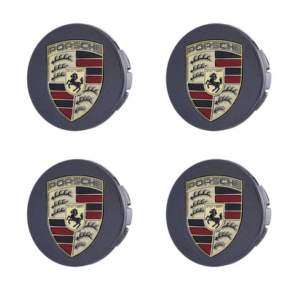 Premium LED Floating Wheel Logo Center Hub Caps Various Designs for Porsche