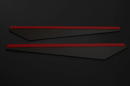 BMW Carbon Fiber Rear Bumper Extensions Horizontal