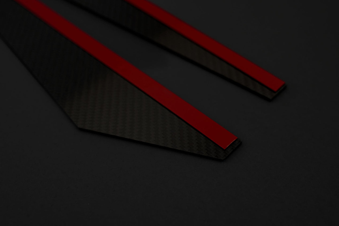 BMW Carbon Fiber Rear Bumper Extensions Horizontal
