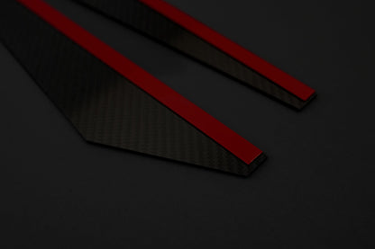 BMW Carbon Fiber Rear Bumper Extensions Horizontal
