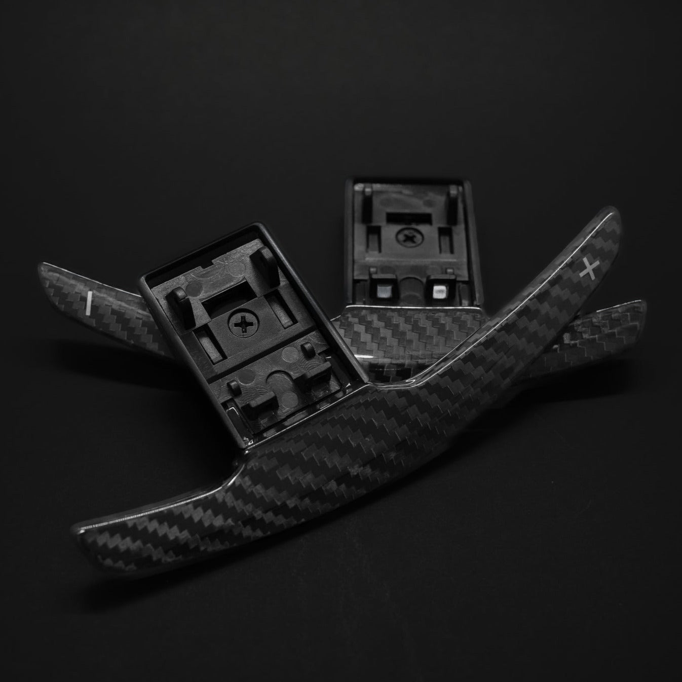 BMW F-Series Carbon Fiber Paddle Shifters for BMW 3 series, 4 Series, M2 M3, M4, M5 (Wet) Gloss