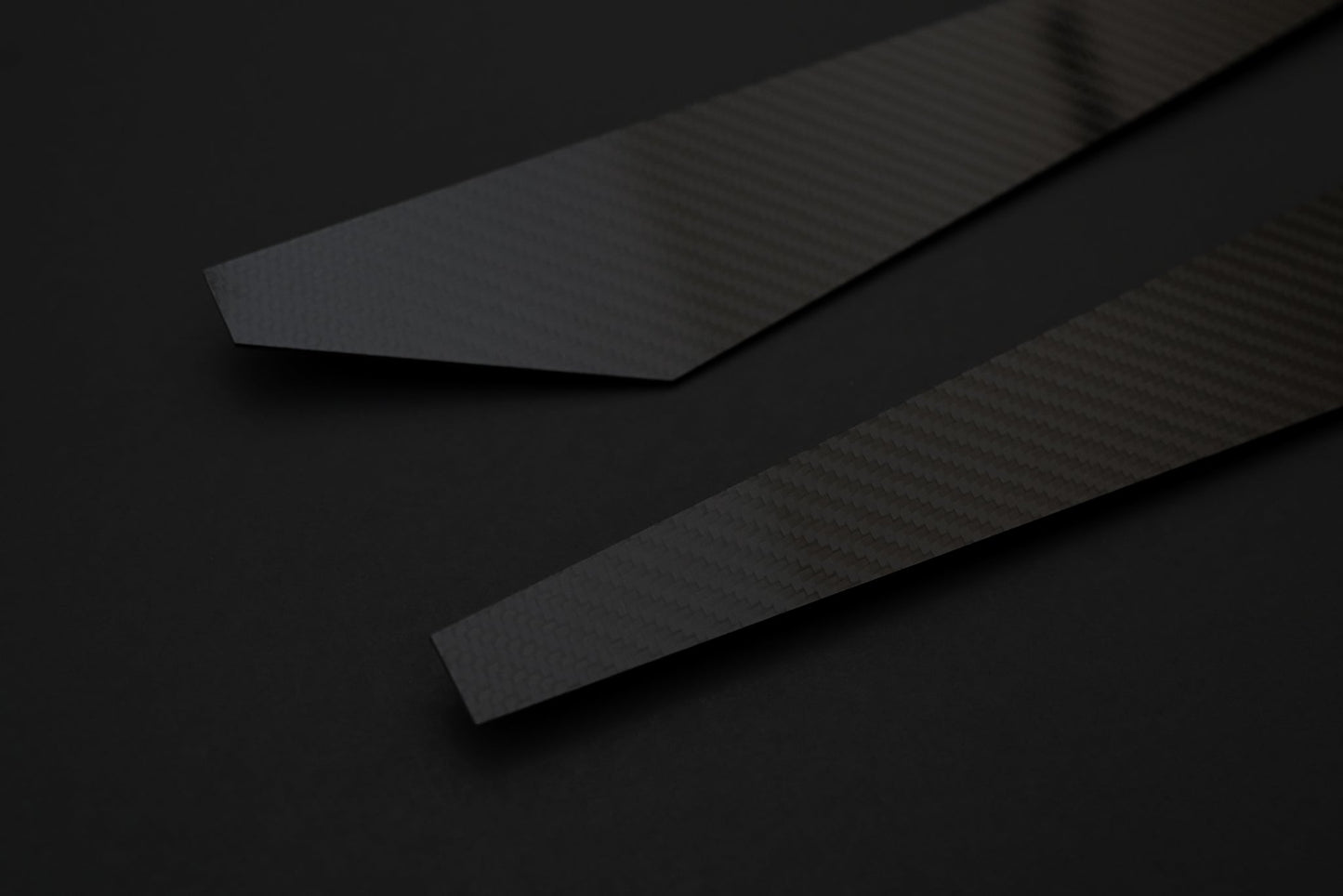 BMW Carbon Fiber Rear Bumper Splitter Extensions Matte Dry (Plain)