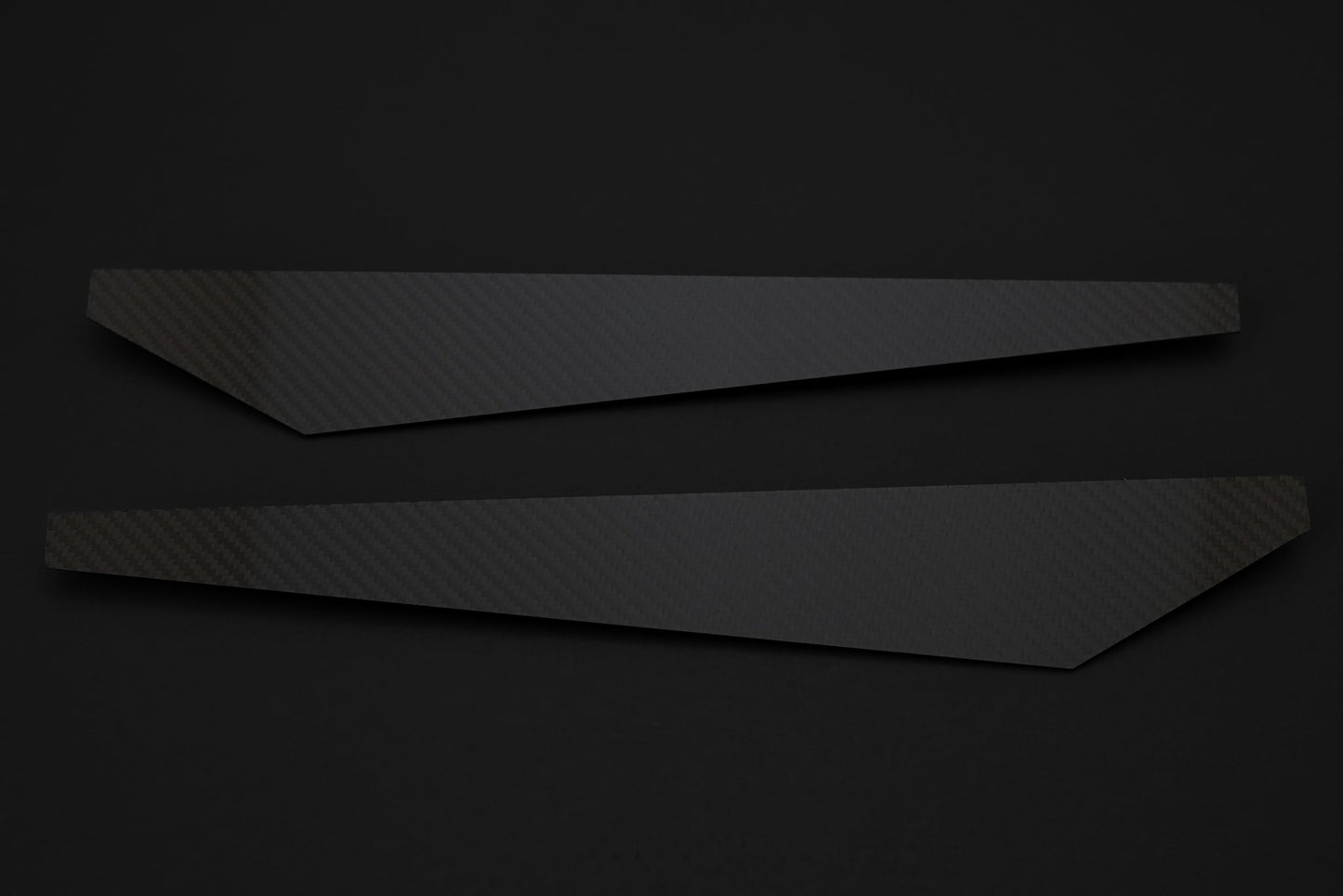 BMW Carbon Fiber Rear Bumper Splitter Extensions Matte Dry (Plain)