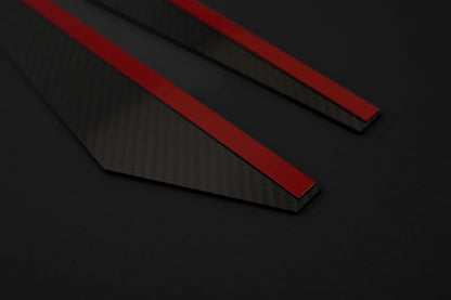 BMW Carbon Fiber Rear Bumper Extensions Horizontal