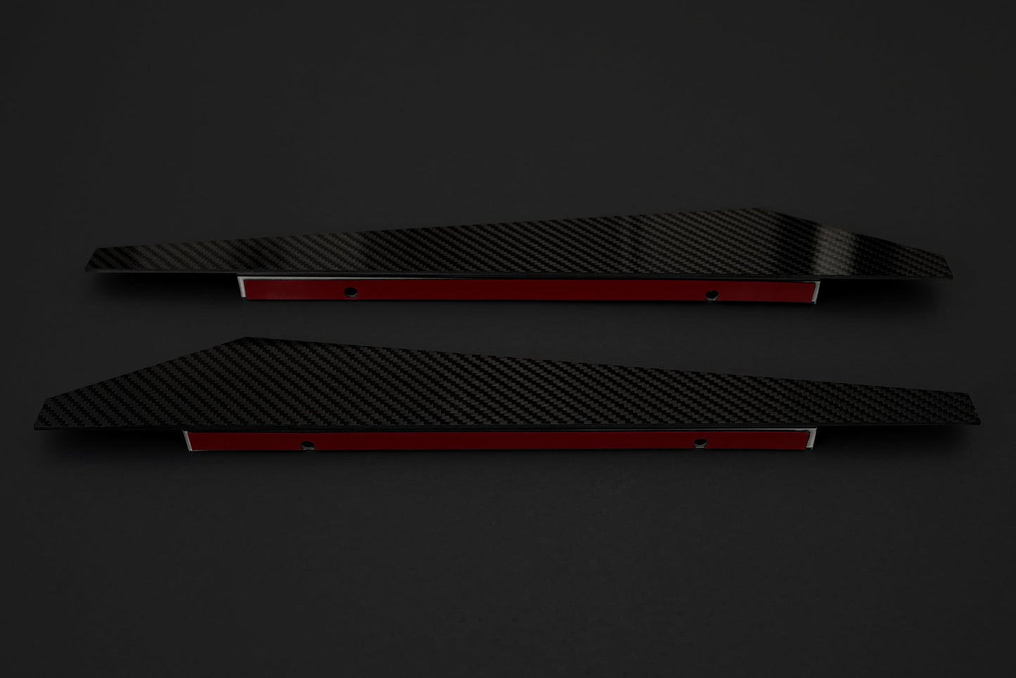 BMW Carbon Fiber Rear Bumper Splitter Extensions Matte Dry (Plain)
