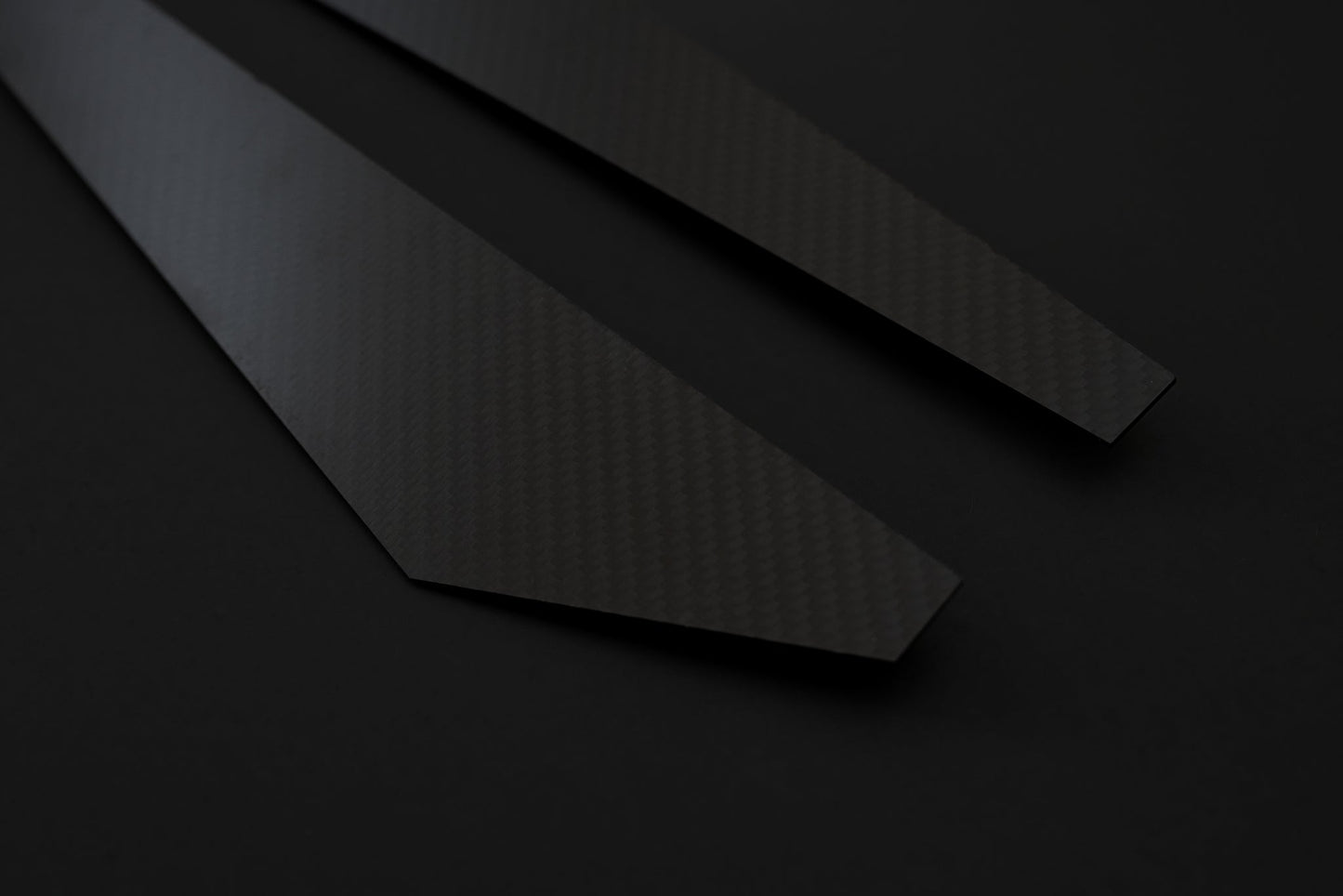 BMW Carbon Fiber Rear Bumper Splitter Extensions Matte Dry (Plain)
