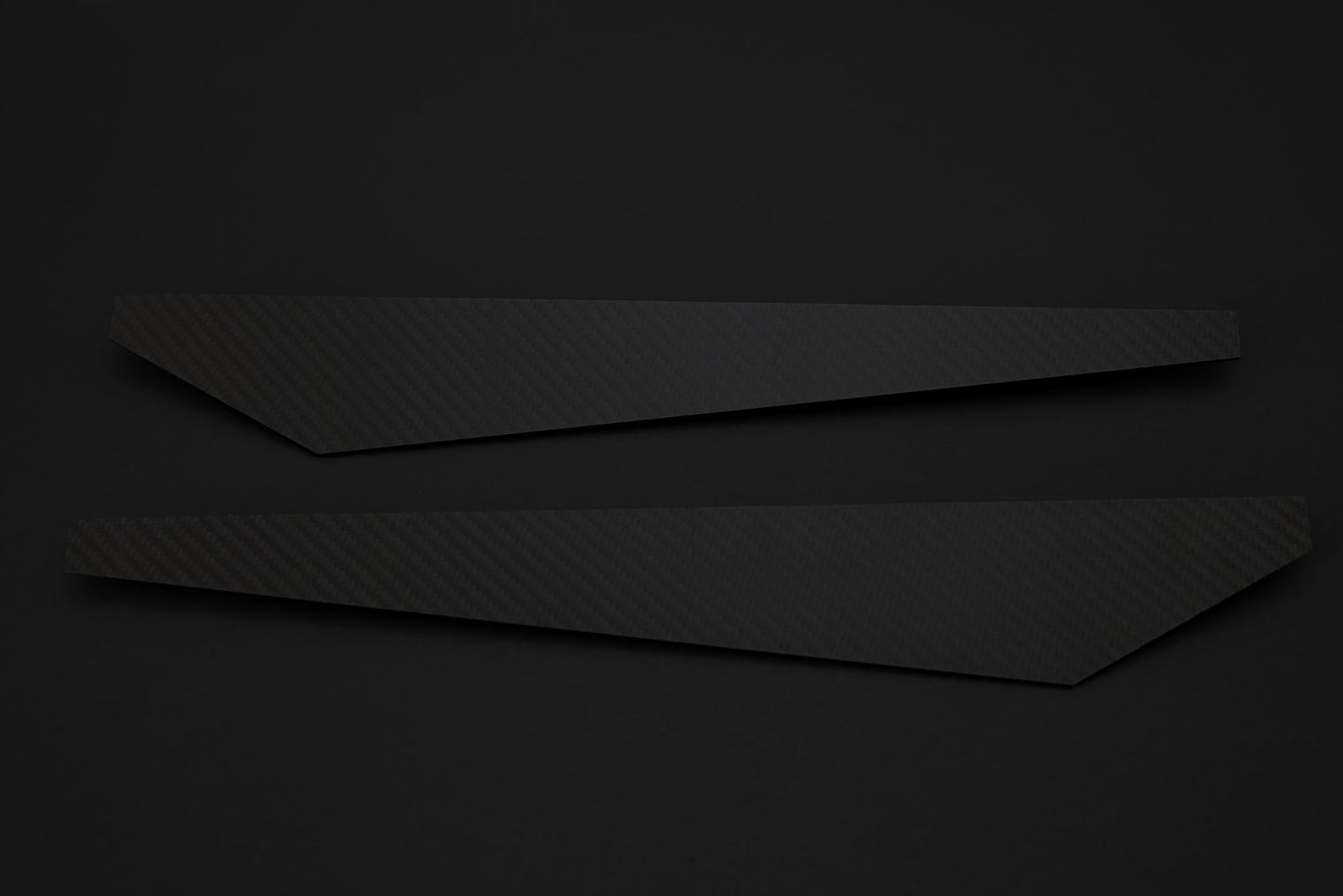 BMW Carbon Fiber Rear Bumper Splitter Extensions Matte Dry (Plain)