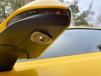 LED Side Mirror MACH1 Projector Puddle Lights Pair for Ford Mustang 2013-2026