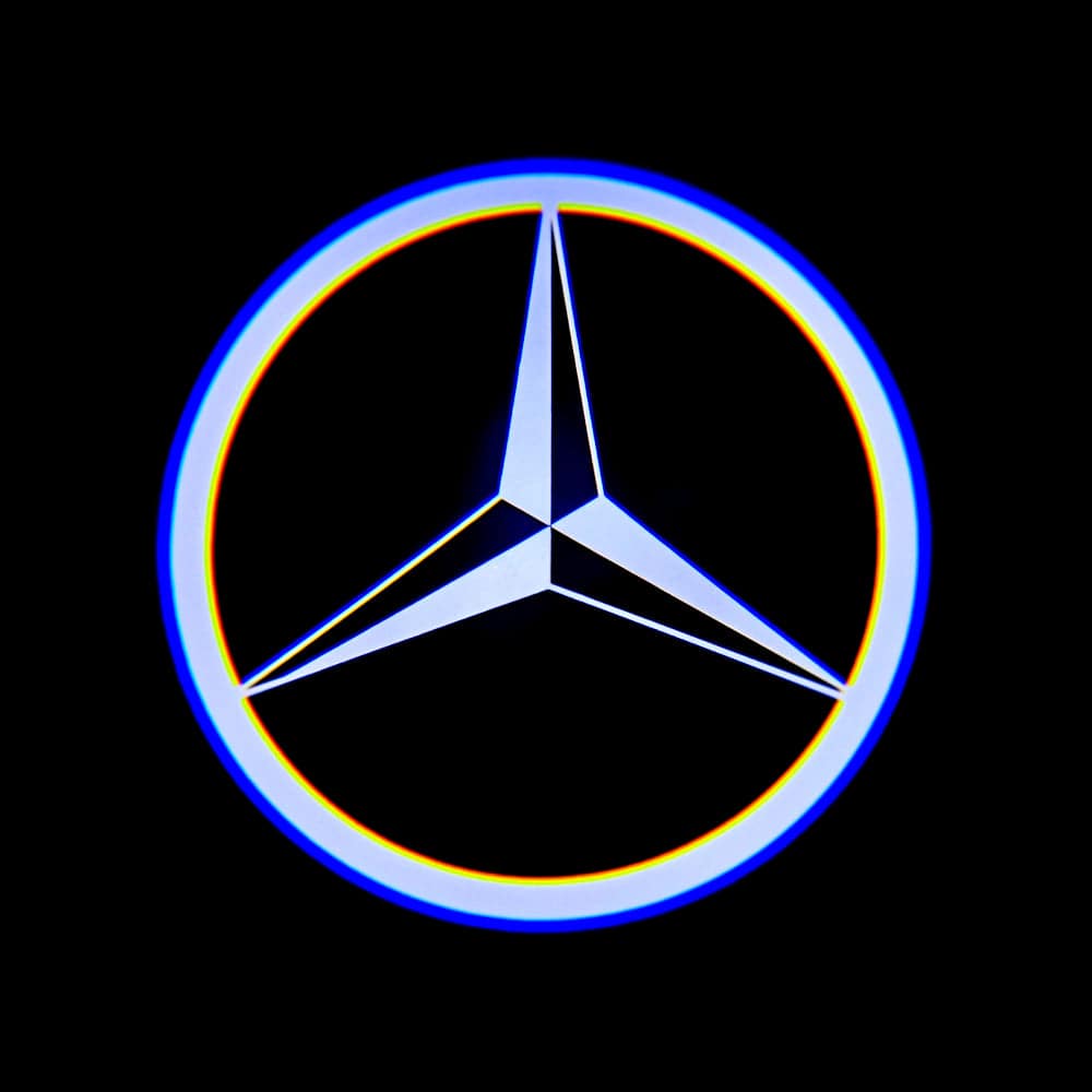 Mercedes-Benz C-Class 4th Gen C205 Premium Door Puddle Lights Various Designs 2017-2023