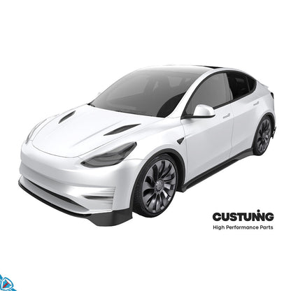 2020-2024 Tesla Model Y (1st-Gen) Aero Style Polypropylene Front Bumper & Lip Kit | CUSTUNING