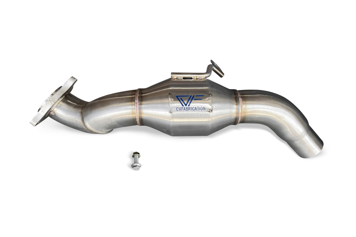 CVF 3" Stainless Steel Catted Downpipe (2022-2023 Ford Ranger 2.3L EcoBoost)