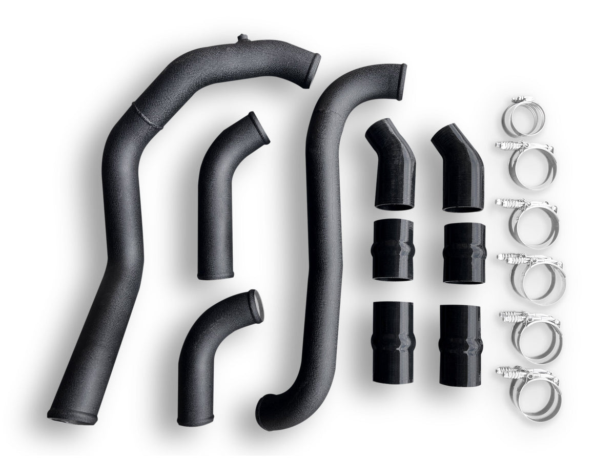CVF Aluminum Intercooler Hot-side + Cold-side Piping Kit (2021-2026 Ford F-150 3.5L/Raptor EcoBoost; 2021-2026 3.5L PowerBoost)