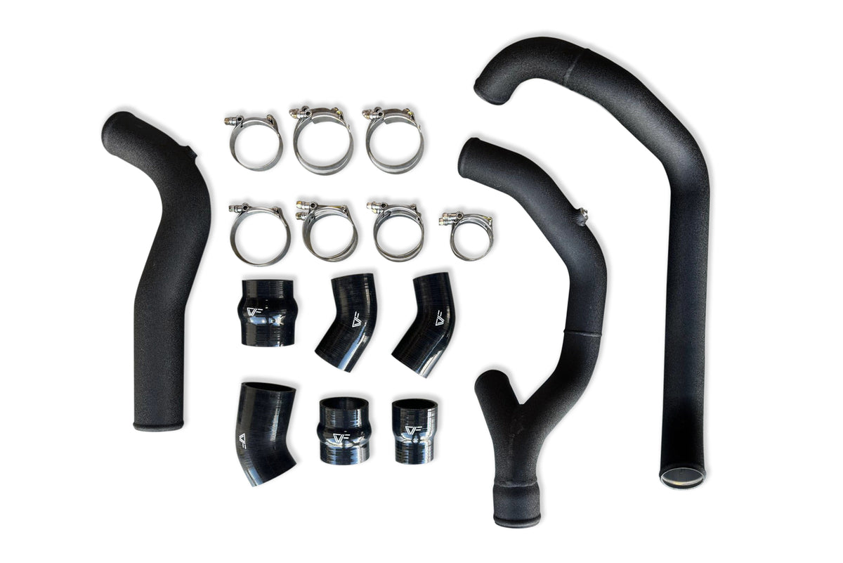 CVF Hot + Cold Aluminum Intercooler Pipe Kit (2021-2026 3.0L Ford Explorer ST w/o OEM BPV)