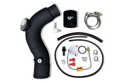 CVF Hot + Cold Aluminum Intercooler Pipe Kit with HKS Flange (2020-2026 3.0L Ford Explorer ST)