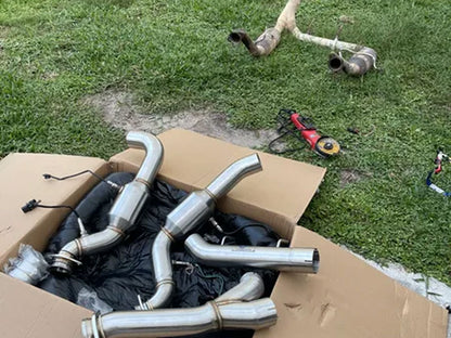 CVF Stainless Steel Catted Downpipes (2015-2020 Ford F-150 2.7L EcoBoost)