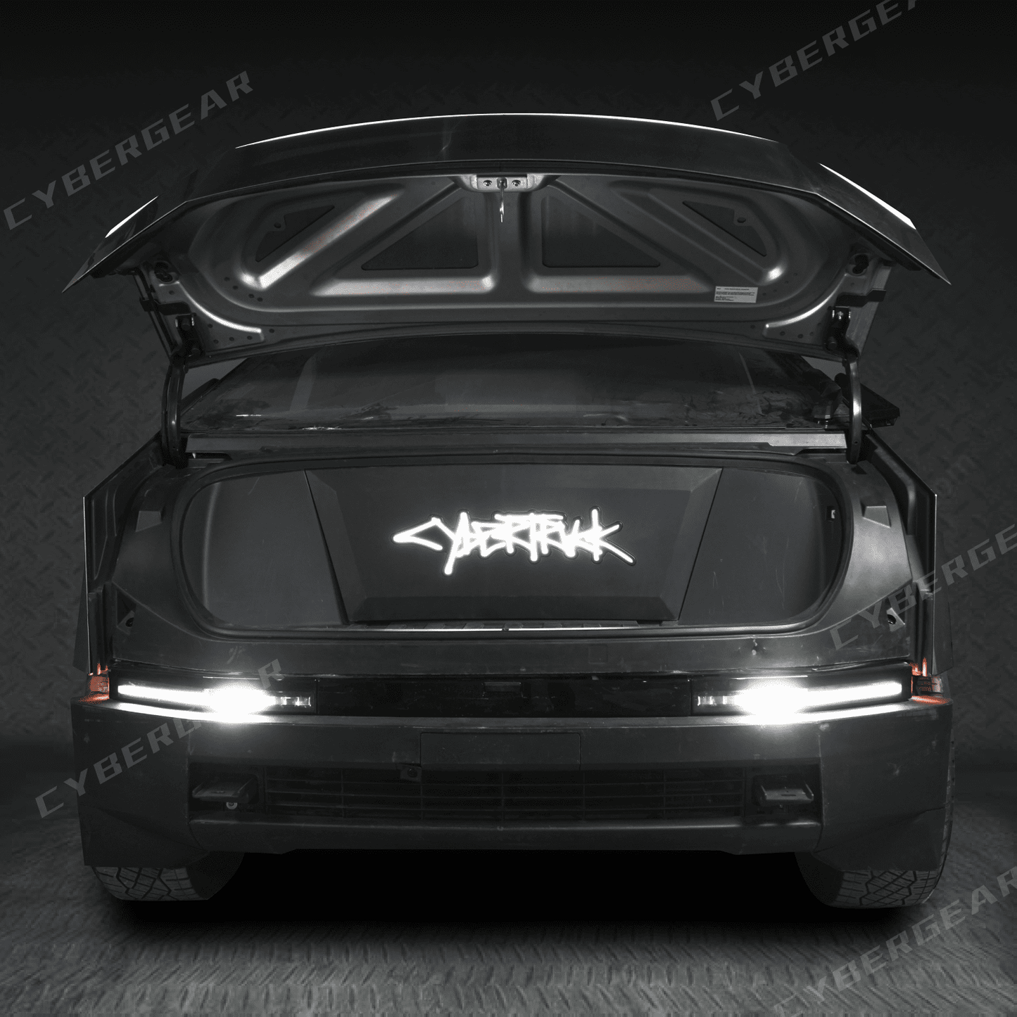 Cybertruck Frunk Accent Light Animated LED Lettering