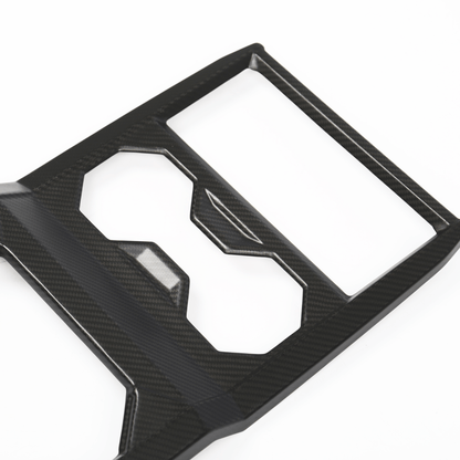 [Real Carbon Fiber] Front Drain Cup Panel For Cybertruck (Glossy/Matte)