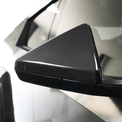 [Real Carbon Fiber] Side Mirror Cover Glossy Dry Carbon For Cybertruck