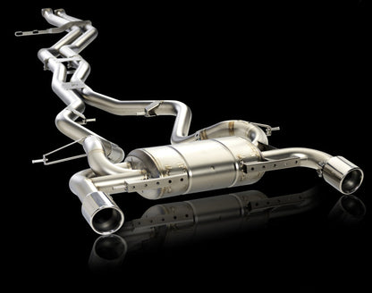 Akrapovic 07-12 BMW 335i (E90 E91) Evolution Line Cat Back (Titanium) w/ Titanium Tips S-BME90/91/335