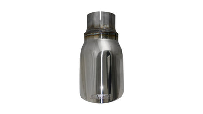 Corsa Performance Single Universal 2.5in Inlet / 4in Outlet Polished Pro-Series Tips