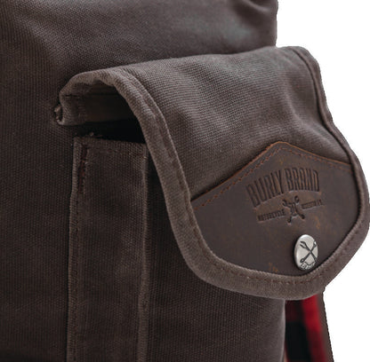 Burly Brand Sissy Bar Backpack Dark Oak B15-1013D