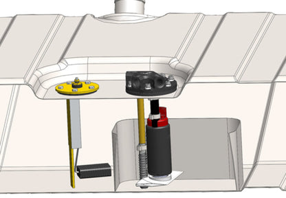 Aeromotive 55-57 Chevy Stealth Fuel Tank